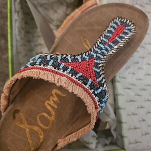 Sam Edelman Women's Beaded Sandals - Multicolor